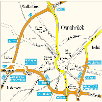 Anfahrt nach Osnabrück