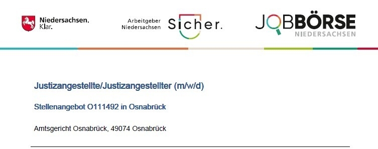 "Schmuckgrafik Stellenausschreibung"