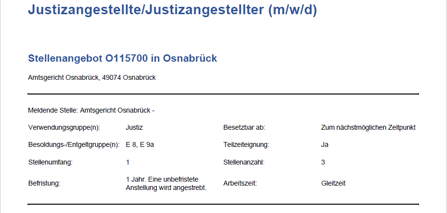 Schmuckgrafik Stellenausschreibung